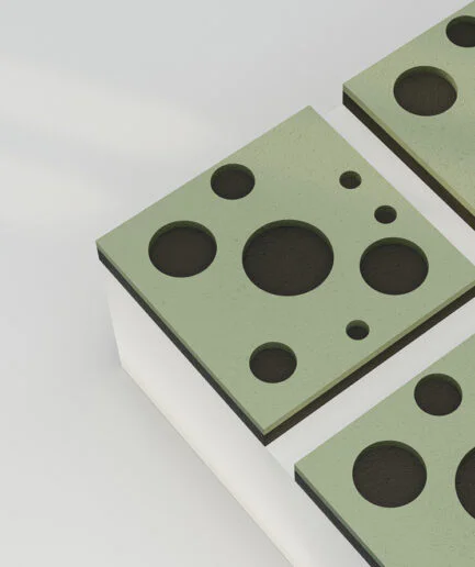 Bubble Silence Dual PET Acoustic Square 9mm