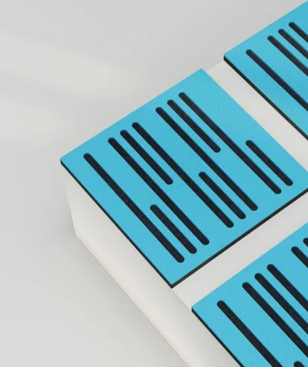 Strip Dual PET Acoustic Square 3mm