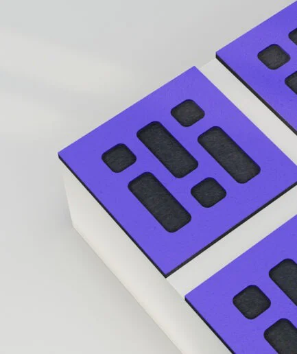 Pulse Block Dual PET Acoustic Square 3mm