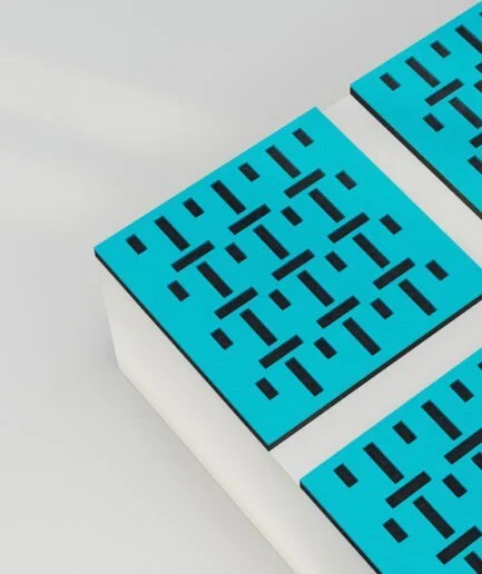 Grid Weave Dual PET Acoustic Square 3mm