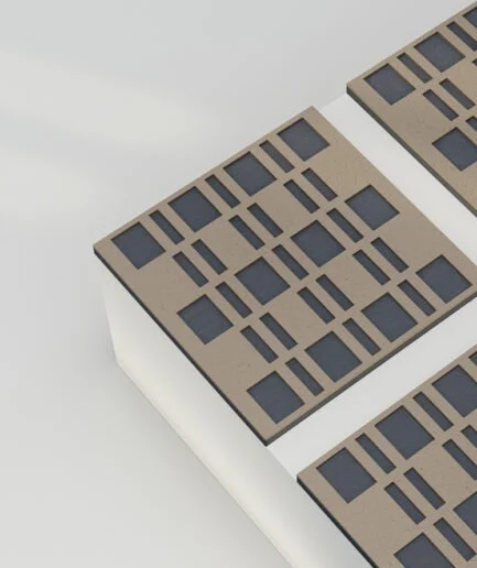 Frequency Stack Dual PET Acoustic Square 3mm