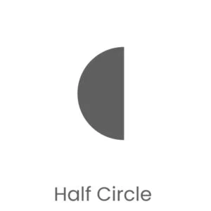 Circle Acoustic Tiles - Circle Half